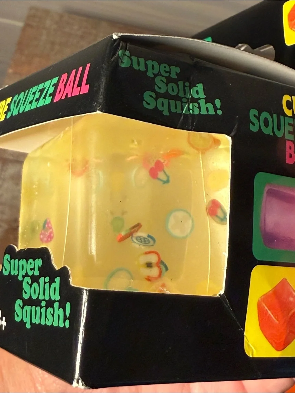 Mini squishy dumpling glitter & Fruit Cube Squeeze